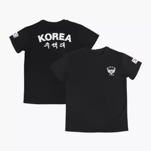 밀리랩 수색대 로카티 검정 반팔 티셔츠 블랙 ROKA 군인 군대 쿨론 기능성 활동복