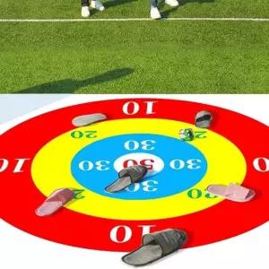 (옵션 바닥과녁판-1.5M)혜명생필품몰 신발 슬리퍼 던지기 양궁 점수판 과녁판 행사 도구 축제게임 체육물품