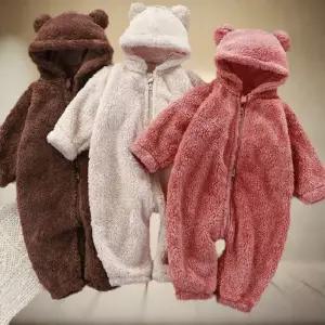 신생아용 방한우주복 후리스 실내외 보온 슈트