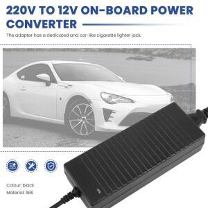 스러운 12V 15A 160W 차량용 전원 변환기 220V에서 변환하는 어댑터, 시거잭-라이터 EU 플러그