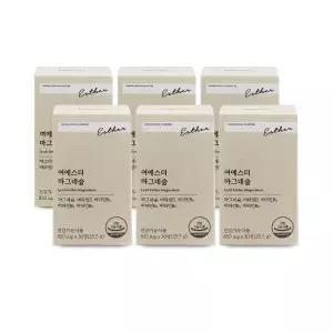 에스더포뮬러 여에스더 마그네슘 850mg x 30정 X 6박스 I W