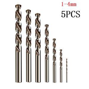 토크렌치비트 10pcs HSS M35 코발트 드릴 비트 1mm 5mm 2mm 3mm 스테인레스 스틸 오거 프레스 전동 공구 부품