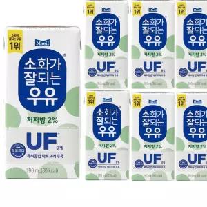 소화가 잘되는 우유 저지방 멸균 190ml 24팩