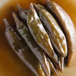 [맛] 저온숙성 자른 풋고추간장 장아찌 500G 피자사이드