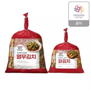 [종가집]종가 열무김치2.5kg+파김치1kg