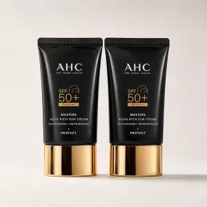 AHC 마스터즈 아쿠아리치 선크림 50ml 1+1