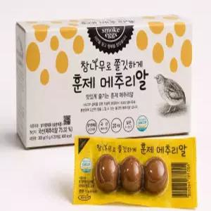 참나무 훈제 메추리알 15g 40개입