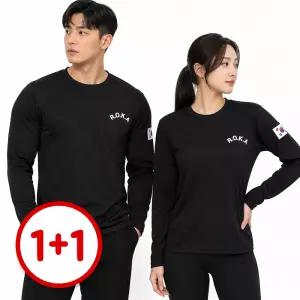 (1+1) ROKA 로카 코리아 아미 KOREA ARMY 군대 군용 군인 태극기 육군 PX 쿨링 긴팔 티셔츠