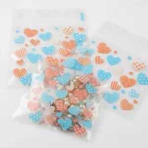 핸드메이드 포장 식빵 접착식 디자인OPP 양말 10x13cm 선물비닐 하트 봉투