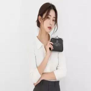 비비안웨스트우드 여성 나파 씬 라인 프라임 퍼스 동전 52010016 L001L N403