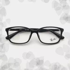 레이밴 RB7094D 2000 블랙 데일리 스퀘어 아시안핏 안경