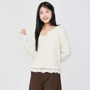 [소이] 여자 가을신상 도트나시세트가디건티(26F3458)