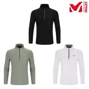 [롯데백화점]MILLET 남성 F/W 기능성 신축성이 우수한 집업티셔츠 MXRFT001 루앙S집업티셔츠