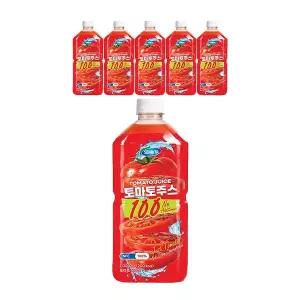 센비타 100% NFC 착즙 토마토주스 1000ml, 6개