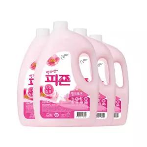 피죤 섬유유연제 3100ml 4개 핑크로즈 - 923903