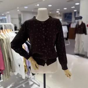 [대구백화점] [스테파니]잔꽃 라운드 가디건(A26SW6319)