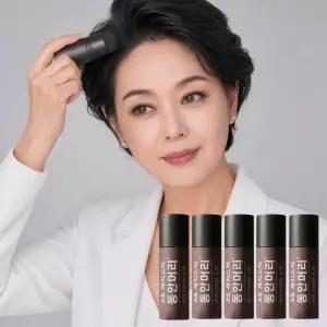 3초 새치스틱 동안머리 5개 10개 커버 스틱 부분 흰머리 파우더