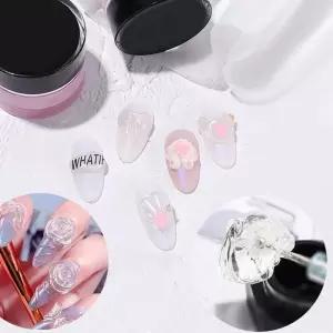 네일아트 말랑말랑 쪼물젤 8ml 2종 클리어 화이트 클리어쪼물젤 x-W9EB46F 파츠만들기 네일파츠