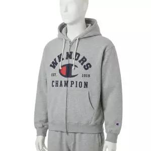 WKNDRS x CHAMPION LOGO ZIP-UP HOODIE (M.GREY)