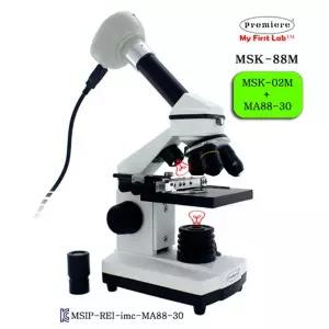 프리미어 디지털 듀오 생물현미경 고배율 관찰 듀오생물현미경 MSK-88M 과학기자재 확대경