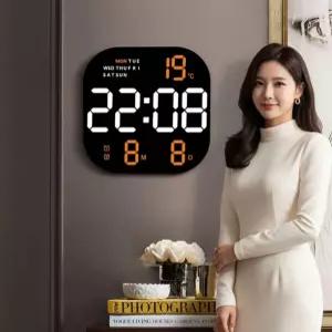 서치92 LED시계 6633 LED 디지털 벽시계 시계 높은 재구매