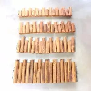 [JD] 원목 통나무 화분 울타리 (목봉) 95x20cm (중)