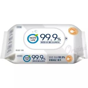 깨끗한나라 클린손소독티슈 10매50개 물티슈 손 용티슈 휴대용