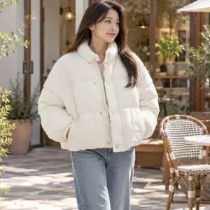 데일리 하이넥 크롭 숏패딩 3024