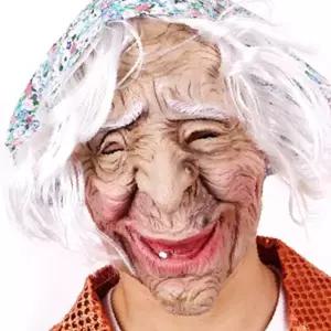 스카프할머니가면 파티용품 가면 파티소품