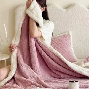 트위스트 양털이불 꽈배기 극세사 겨울이불 담요 극세사담요 양털담요