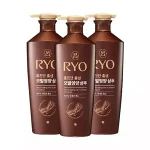 려 홍진단 홍삼 모발 영양 샴푸 820ml 3개