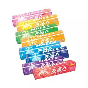 호올스 캔디 8종 세트 아이스블루+멘토립터스+라임+자몽+오렌지+딸기+허니레몬+블루베리