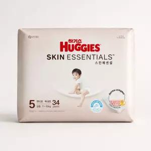 하기스 NEW 스킨에센셜 공용 5단계 특대형 팬티형 34매 11~16kg