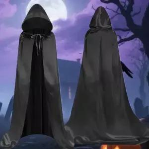 후드 케이프 긴 가운 망토 할로윈 잔인 사신 소년 마녀 뱀파이어 악마 의상 코스프레 멋진 드레스