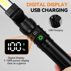 자석식 작업등 전체 알루미늄 소재 및 1500 루멘 충전식 LED 7가지 모드 360도 회전 ° 정비등 레차