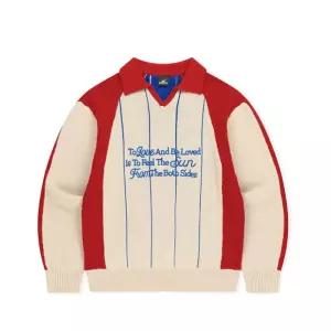 SL253KKNPK02IV 썬러브투어 Script Knit Jersey Ivory 5432287