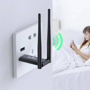 무선 USB WiFi 리피터 확장기 신호 증폭기 부스터 장거리 라우터 홈 네트워크 카드