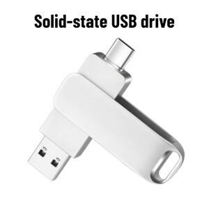 방수 금속 USB 3.2 플래시 드라이브 고속 Type-C 메모리 스틱 U 디스크 외장 저장 장치 1TB 2TB 8TB