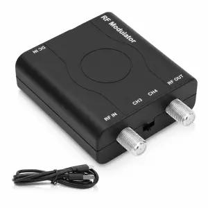 HDMI to RF 모듈레이터 동축 어댑터 POWER LOGIC 케이블 포함