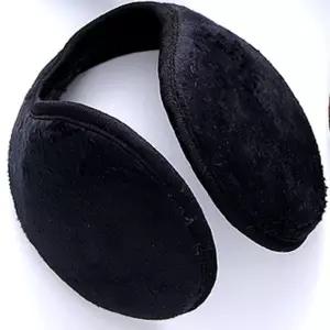 블랙 귀마개 겨울 방한 털 귀도리 귀덮개 13cm