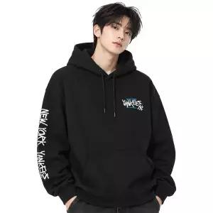 [MLB] 공용 스트릿 소매 그래픽 후드티셔츠 3AHDB1454-50BKS