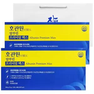 호관원 알부민 프리미엄 맥스 60포 X 2개 액상형 난백알부민 아르기닌 비타민B