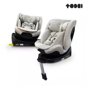 [토드비] 에어룬 360 아이사이즈 유아카시트(ISOFIX) 베이지