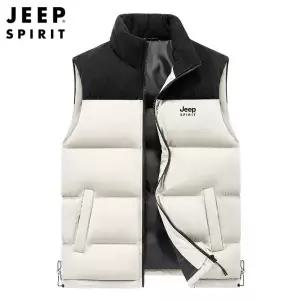 지프스피릿 JEEP SPIRIT 남성 여성 공용 다운 패딩 베스트 조끼 패딩 0682