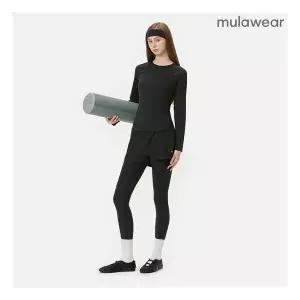 MULAWEAR TAG가 59,000원 뮬라웨어 올데이 투인원 레깅스 팬츠_블랙