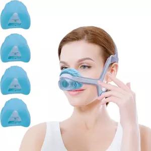 소형 N20 비강 마스크 쿠션과 호환되는 4팩 CPAP 라이너 실키한 편안함을 즐기며 얼굴 붉음과 압력 자국을