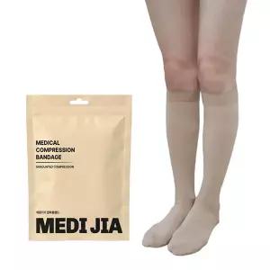 메디지아 의료용 무릎형 발막힘 압박스타킹 스킨 압박밴드 다리 혈액순환 붓기완화