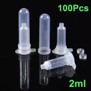 핵산 정제 컬럼 유전자 DNA/RNA 정제 컬럼 2ml 분리 컬럼필터 포함 100Pcs