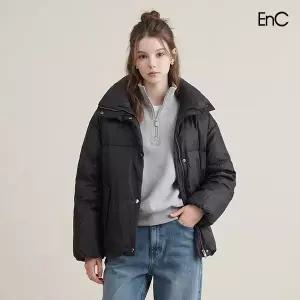 [ENC] 덕파이버 샤이닝 블랙 패딩점퍼