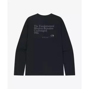 노스페이스 NORTH FACE NT7TS06J 화이트라벨 마리브 긴팔 티 BLACK